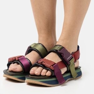 See By Chloé Platform Strap Sandals – Multicolor – Size 7.5 (EU 38) - Pre-Owned